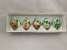 box of 5 hand painted egg