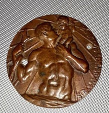 Vintage solid Bronze St