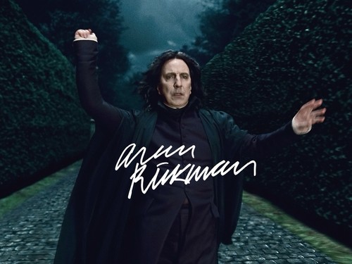 Alan rickman signed - alan,