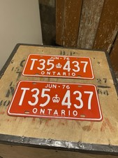 Ontario License Plates Plaques Signs Man Cave Pub Home Decor Souvenir Canada