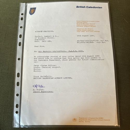 British caledonian ephemera - british,