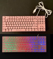 Pink usb gaming keyboard - usb,