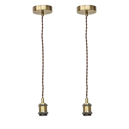 Set antique brass vintage - set, 2