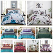 3 Piece Patchwork Quilted