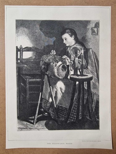 The graphic pillow lace - lace, maker