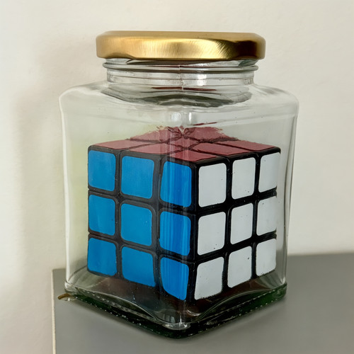 Cube jar rubik s - in, jar: