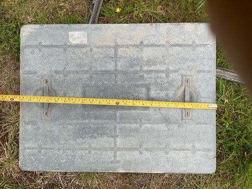 Clarke drain galvanised steel - drain,