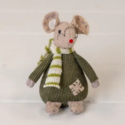 Fabric fat felt mouse with - fat,