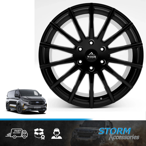 Ridge kn14 satin black 6x120 - black,