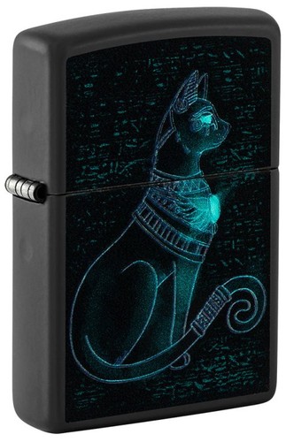Spiritual cat zippo lighter - cat,