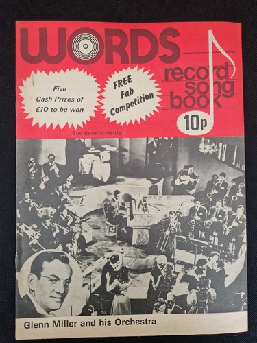 Words record song book - -,