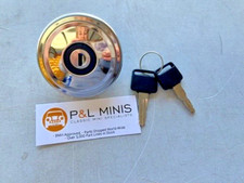 CLASSIC MINI LOCKING PETROL CAP STAINLESS STEEL OEM STYLE comes with 2 keys