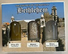 HOLY LAND  Set Water Oil Jerusalem  Jordan Incense River Gift Of 3 Parts New