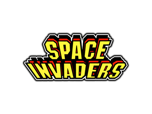 Space invaders arcade logo - invaders,