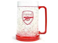 Arsenal FC Official Football Gift Plastic Freezer Tankard