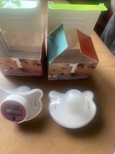Bins 2 X Portable Digital Dummy Soother Pacifier Baby Oral Thermometer Pink