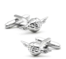 Yoda Cufflinks, HIGH QUALITY, gift - Wedding,Fast & Free Shipping 