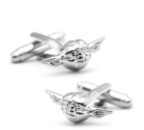 Yoda cufflinks high - yoda,