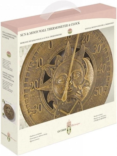 30cm vintage sun and moon - vintage,