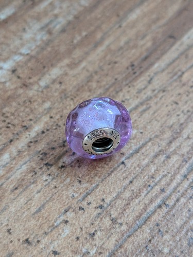 Pandora wavy lavender murano - lavender,
