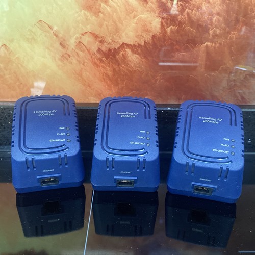 Homeplug 200mbps power - 3x, av