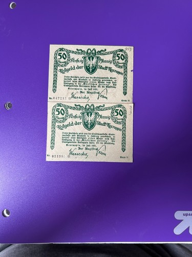 Germany notgeld 1921 - germany., notgeld.