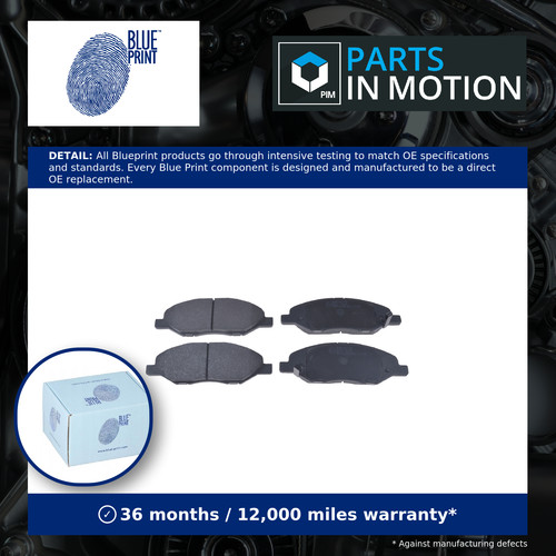 Brake pads set - fits, nissan