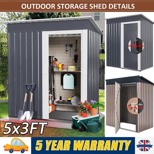 3ft metal garden shed - x,