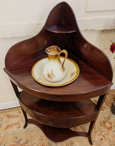 George iii mahogany corner - iii,