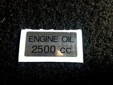 SUZUKI RE5 OIL DECAL 