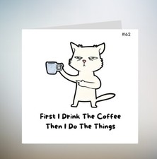 Cat card   bengal cat birthday card   bengal cat gifts / cat birthday card 6x6