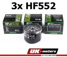 3 x Hiflo oil filter oil