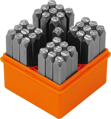 37pc number letter stamp - number,