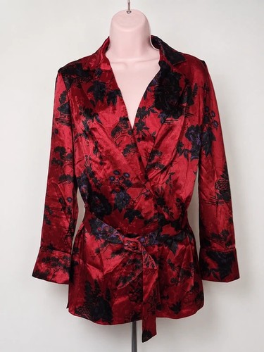 Zara red black floral - xs,