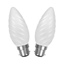 2-Pack 25W BC B22 Twisted