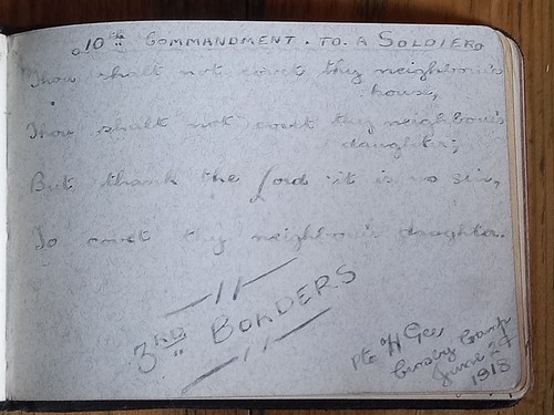 Wwi 1918 autograph - wwi,