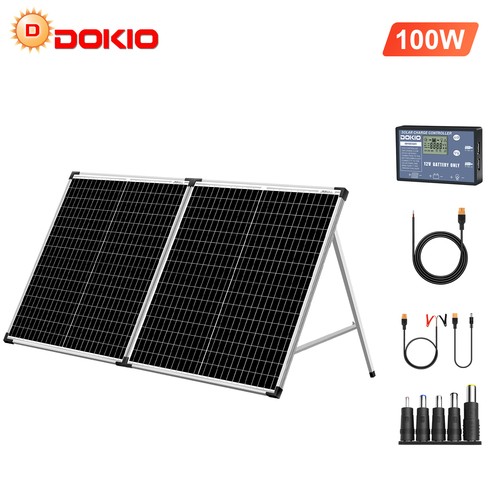 Dokio 100w 12v - 100w, foldable
