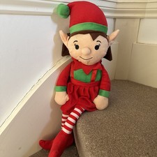 About 22" LONG RED GREEN ELF