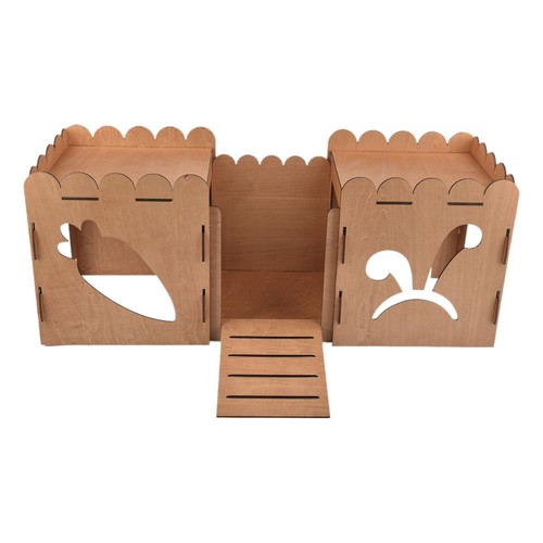 Wooden castle hideout - wooden,