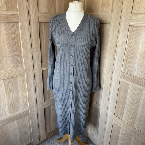 Primark grey ribbed cardigan - grey,