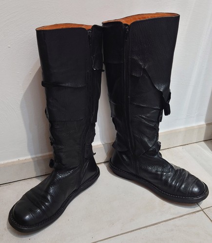 Trippen waran black leather - trippen,