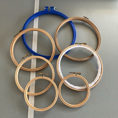 Embroidery hoops job lot - embroidery,