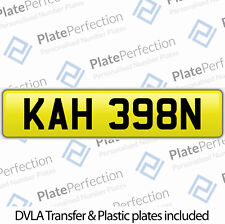 KAH 398N KAHAN KHAN RARE OLD 1974 SUFFIX CHERISHED PRIVATE NUMBER PLATE DVLA REG
