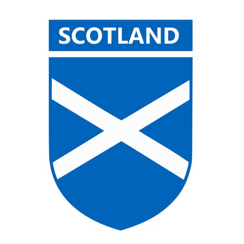 Scotland team crest iron - crest,
