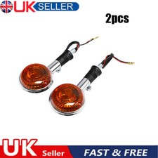 2psc Turn Signal Indicator Blinker Amber Light For Yamaha XV535 XV920 Virago UK
