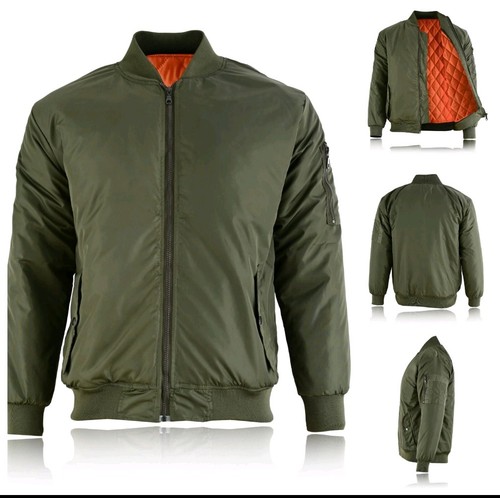 Mens ma1 army pilot biker - mens,