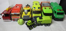 Bundle of Large Commercial Vehicle Toys: Ambulance, Dustbin Lorry, Fire Engine..