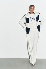 ZARA BNWT White Cotton Slogan