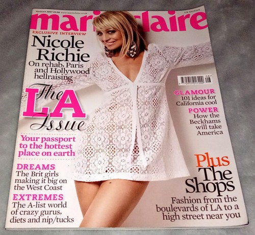 Marie claire magazine august - claire,