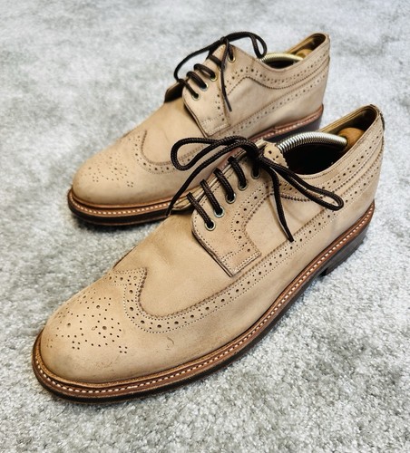 Grenson wingtip suede - grenson,